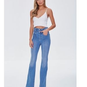 NWT FOREVER 21 MADE WITH PURPOSE  SLIM FIT FLARE LEG SOLD OUT SZ 28 Bell Bottom